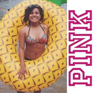 Victoria's Secret PINK | Red Tropical Triangle Bikini Top | Size Medium